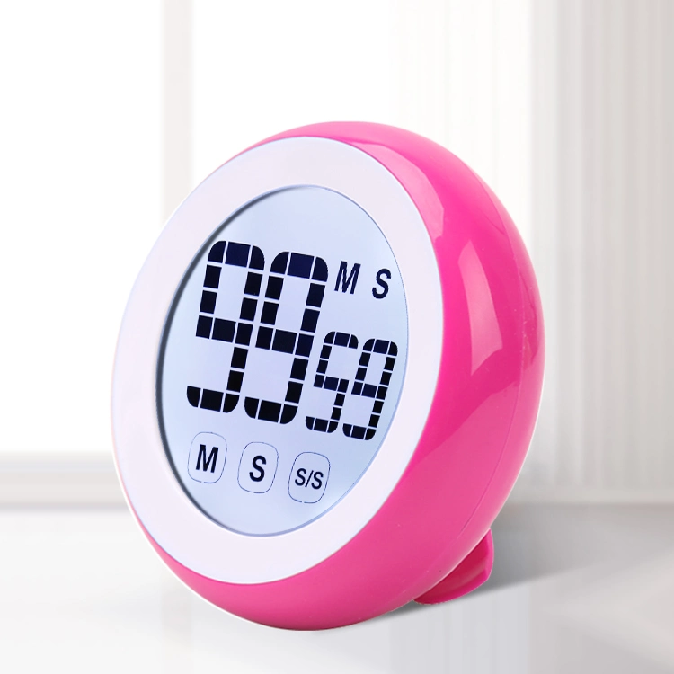 Factory Colorful Round Digital Kitchen Countdown Timer