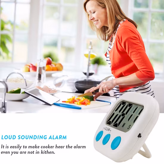 Venta al por mayor Temporizador de cocina de alta calidad con función de cuenta regresiva Temporizador electrónico LCD