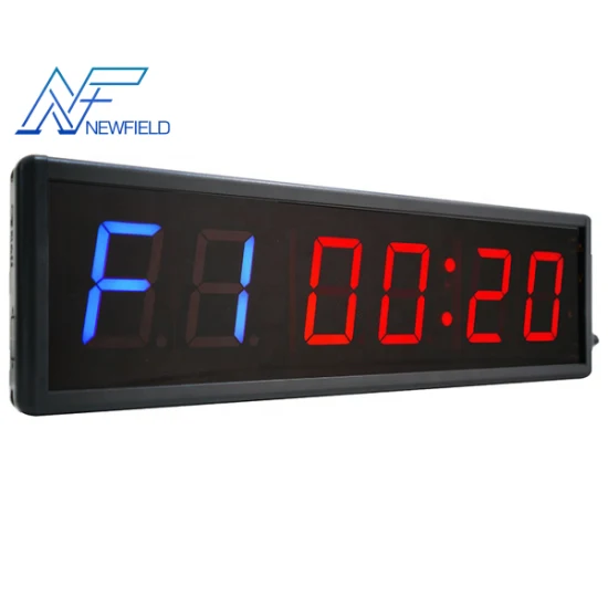 Newfield 2.3 pulgadas LED Intervalo Descanso Temporizador Alternativo Intervalo programable Repetir Fitness Gimnasio Cuenta regresiva Reloj Gimnasio Cross Fitness Temporizador