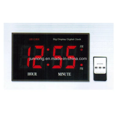 Reloj de gimnasio con control remoto digital LED grande de 4 dígitos y 7 segmentos eléctrico