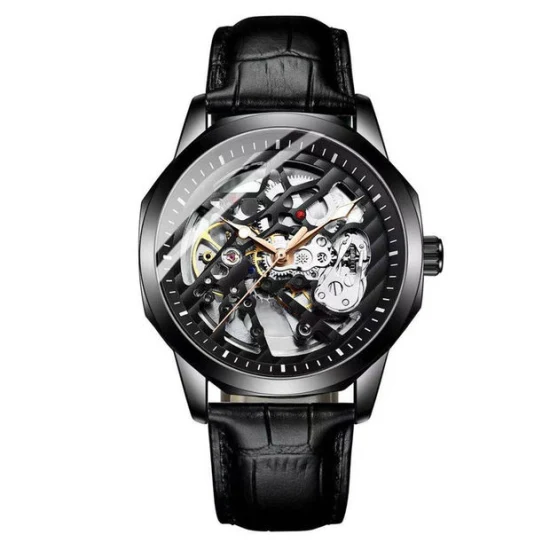 Reloj con logotipo personalizado de la fábrica de China Material de aleación Resistente al agua Reloj de pulsera para hombres Reloj mecánico de lujo