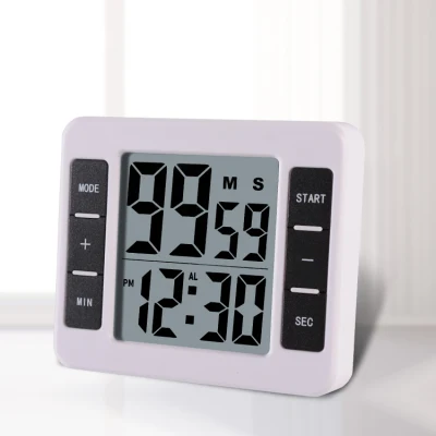 Temporizador de cocina digital con recordatorio de alarma magnético para cocinar Fitness