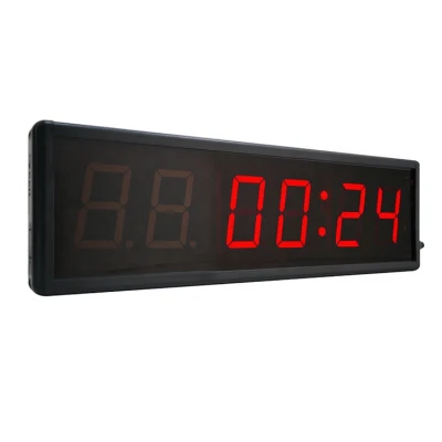1,5 pulgadas 6 dígitos mejor LED Digital Crossfit intervalo entrenamiento circuito gimnasio Tabata Fgb reloj temporizador